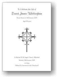 Verses and Hearses Funeral Stationery 290101 Image 6